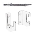 thumbnail image 1 of Samurai Sword Holder Wall Mount, Horizontal Display Stand With Screws, Acrylic Sword Rack For Flat Blade, Multiple Usages, 1 of 8