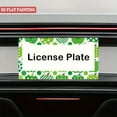 thumbnail image 5 of 1Pack License Plate Frames with Green Apple Pattern Includes Screws & Caps Full Accessories Included Size 6.3x12.2inch(16x31cm), 5 of 8