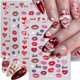 thumbnail image 1 of Calcomanías para uñas PBPCGBW, 4 piezas, diseño 5D de San Valentín, 1 of 7