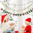 thumbnail image 4 of Christmas And Year Happy Pull Flag Felts Pull Flag With Light Belt Holiday Background Decoration Christmas Tree Wall Window Decoration Light String, 4 of 6