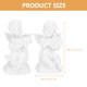 thumbnail image 2 of 2 piezas de estatua de ángel de resina para decoración del hogar, figura de ala romana, pequeño querubín bebé, 2 of 6