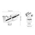 thumbnail image 4 of Electroplating Tee Shower Head Bracket Holder Adapter Fittings for Home Bathroom Use, 4 of 8
