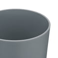 thumbnail image 4 of Uxcell 4 paquetes de macetas de 4.5 pulgadas, macetas de plástico con agujeros de drenaje para cactus, macetas para plantas de interior, gris, 4 of 7