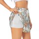 thumbnail image 1 of Balery Lovely Bear Pantalones cortos deportivos para mujer con forro y dos bolsillos, elásticos, para entrenamiento, gimnasio, yoga-Large, 1 of 7