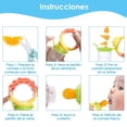 thumbnail image 4 of Contenedor de Alimentos para Bebé HomeChi Rosa con Chupete Mordedera y 2 Cucharas, 4 of 8