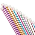 thumbnail image 4 of BESTSKY 11 Pcs Set Long Tunisian Afghan Crochet Hooks Aluminum Knitting Needles 10.6", 4 of 7