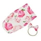 thumbnail image 5 of Manta de bebé Floral Sunnimix Toalla de baño con diadema rosado Envoltura de pañales para bebés, 5 of 7