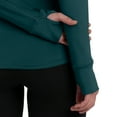 thumbnail image 5 of Women's Fanatics  Midnight Green Philadelphia Eagles Elements Quarter-Zip Jacket, 5 of 5