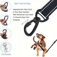 thumbnail image 4 of CNKOO Heavy Duty Bungee Dog Leash with 2 Padded Handles  6ft/4ft Rope  Reflective Threads for Medium & Large Dogs  4-in-1 Training Leash with Car Seat Belt, 4 of 7