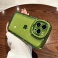 thumbnail image 2 of Soporte plegable Invisible para lente de cámara, funda de teléfono transparente para iPhone 13, 12, 11, 12Pro, 13Pro Max, cubierta trasera suave de caramelo Fivean unisex, 2 of 2