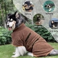 thumbnail image 6 of Dog Drying Robe M, Pet Bath Towel Quick Dry, Dog Grooming Robe With Hook & Loop Closure, Pet Drying Coat For Medium Dogs, Dog After Bath Robe Absorbent Towel, 6 of 6