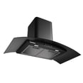 thumbnail image 2 of CAMPANA KUTCHEN CRISTAL CURVO NEGRO 80CM 110-120V 60 HZ KCP60580B, 2 of 4