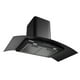 thumbnail image 2 of CAMPANA KUTCHEN CRISTAL CURVO NEGRO 80CM 110-120V 60 HZ KCP60580B, 2 of 4