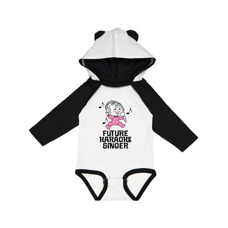 

Inktastic Future Karaoke Singer Girls Gift Baby Girl Long Sleeve Bodysuit
