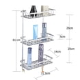 thumbnail image 3 of Toallero Organizador de 3 Niveles de Acero Inoxidable para Baño HappyWare 100121, 3 of 3
