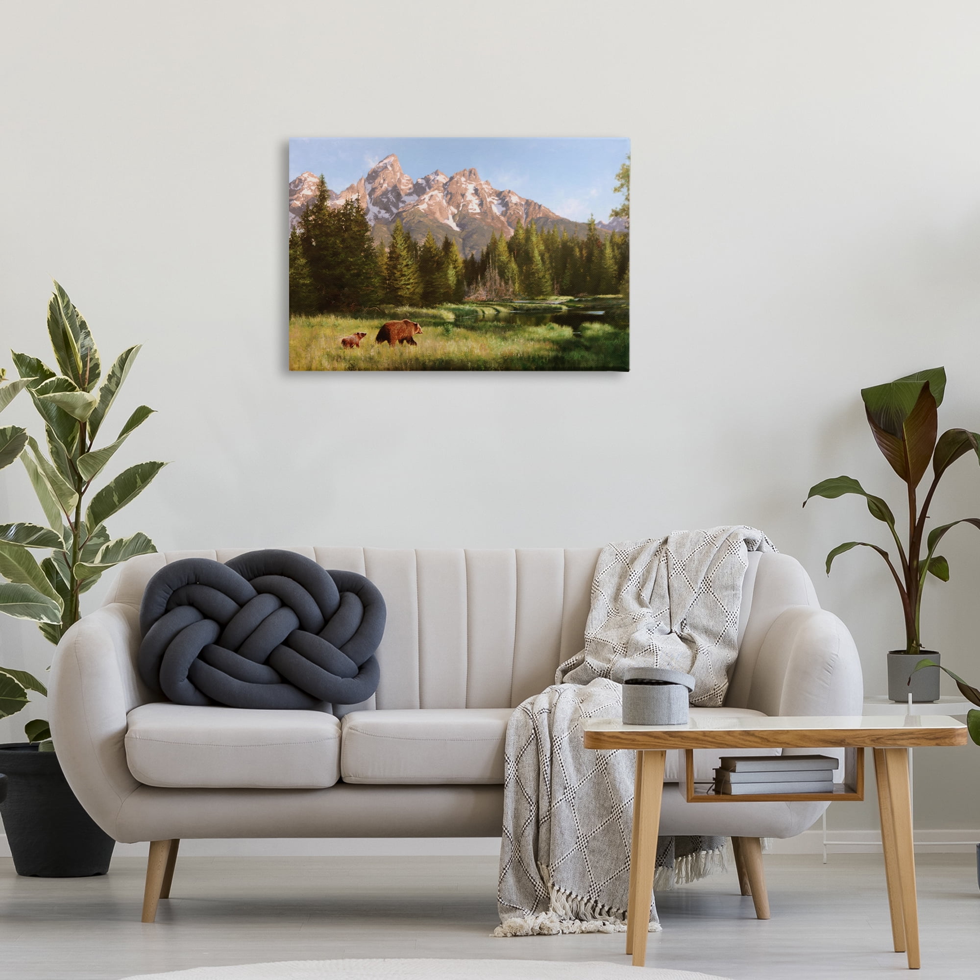 Stupell Industries Taking The Scenic Route Landscape & Nature Painting Wrapped Canvas Art Print Wall Art, 30 x 20