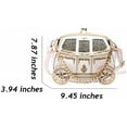 thumbnail image 2 of Baguery Women's Horse Carriage Shape Shoulder Bag - PU Leather Vintage Crossbody Purse, Novelty Luxury Chain Handbag Clutch​, 2 of 5