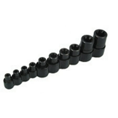 

Lisle 26280 External Torx Bit Socket Set 10 Piece E6 to E20