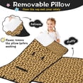 thumbnail image 3 of Yellow and Brown Of Cheetah Print Toddler Nap Mats for Kids Preschool,Sleeping Mat Bag or Kids,Toddler Sleeping Bag,Toddler Nap Mat or Daycare, 3 of 6