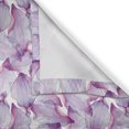 thumbnail image 6 of Ambesonne Nature Valance & Curtain, Watercolor Petal Flowers Art, 55"x24", White Pale Lavender, 6 of 7