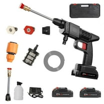 Naudhenm 350 Psi 2 Gpm Battery-Powered Pressure Washer with Quick Connect Tips