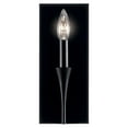 thumbnail image 3 of 52694BK Kichler Lighting Alvaro - 1 Light Wall Sconce-11.5 Inches Tall and 5 Inches Wide-Black Finish, 3 of 5