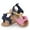 Pink + Gold, variant on Styles I Love Baby Toddler Girl Bowknot Sandals Soft Sole Anti-slip Crib Shoes Prewalker 0-18M, 5 Colors (Pink   Gold, 0-6 Months)