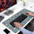 thumbnail image 2 of Long Mouse Pads for Desk,Pioneer Flower Floral Print Pattern Desk Mats on Top Of Desks, Desk Mouse Pad Extra Large with 3mm Non-Slip Base and Stitched Edge for Gaming,Office,Work,Home 31.5"x15.7", 2 of 6