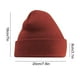 thumbnail image 2 of Gorro de Punto Unisex de Color Liso con Hilo Elástico, Cálido, Suave y Ligero, para Invierno y Primavera, para Hombre y Mujer | Ideal para Actividades Al Aire Libre, Correr, Senderismo, Esquí, Campin, 2 of 3