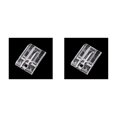 thumbnail image 1 of Paquete de 2 piezas de herramientas de costura Inteprter con cremallera invisible plata, 1 of 6