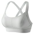 thumbnail image 3 of Wdgfv Sports Bra for Women High Support,Molded Cup High Impact Sports Bras with Sewn in Pads Grey XXL, 3 of 3