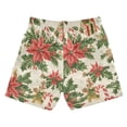 thumbnail image 7 of FORMRS Boys Swim Trunks Quick Dry Mesh Liner Boardshorts Sizes XS-XL, Retro Christmas Holly, 7 of 7