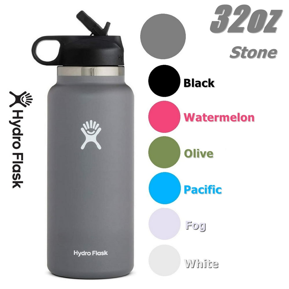 Hydro Flask 32OZ Wide Mouth 2.0 Water Bottle, Straw Lid, Multiple