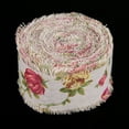 thumbnail image 5 of Venta Loca Cinta de arpillera de Flor Rosa, Correa de cinturón de Yute para decoración de Tela de Boda, cinturón de Yute DIY Elegante Hecho a Mano para Boda de Festival Amonsee No, 5 of 5