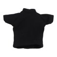 thumbnail image 2 of Figura de acción de hombre a escala 1:12, ropa de tela, moda, coleccionable, uso diario, informal, miniatura Negro, 2 of 8