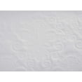 thumbnail image 2 of Chezmoi Collection Betsy 3-Piece White Oversized Queen Quilt Set, Lightweight Microfiber Paisley Medallion Quilted Bedspread Coverlet Queen Size, 2 of 12