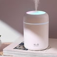 thumbnail image 1 of Difusor de aceite de aromaterapia USB Humidificador de aire ultrasónico Mist Maker (Blanco), 1 of 3