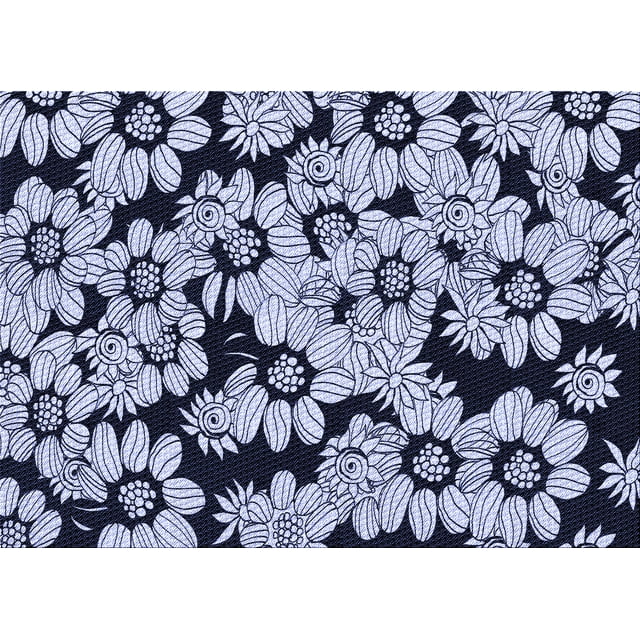 Ahgly Company Machine Washable Indoor Rectangle Transitional Midnight Blue Area Rugs, 2' x 3'