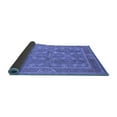 thumbnail image 2 of Ahgly Company Indoor Round Oriental Blue Industrial Area Rugs, 7' Round, 2 of 4