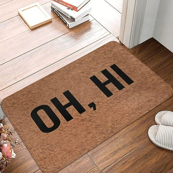 Doormat Welcome Mat Door Mats Outdoor Doormat Indoor for Entryway,oh Hi Welcome Mats for Front Door 16x24 Inch.