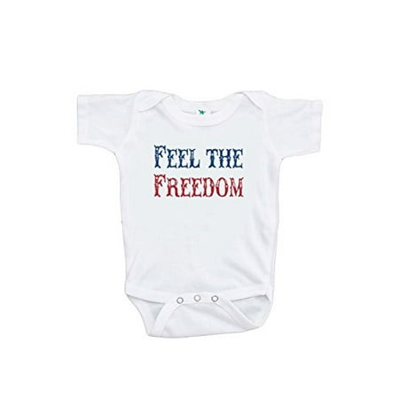 Custom Party Shop Kids Feel The Freedom 4th of July Onepiece