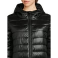 thumbnail image 4 of Swiss Tech Women's Hooded Mid Length Puffer Jacket, Sizes XS-3X, 4 of 6