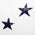 thumbnail image 4 of Nassau Collection Stars Woven Cotton Throw Pillow - 16" - White and Blue, 4 of 4