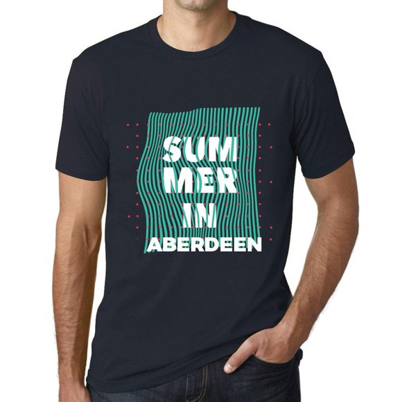 T-Shirt Graphique pour Hommes Été en Aberdeen Éco-Friendly Édition Limitée T-Shirt à Manches Courtes Anniversaire Vintage Cadeau Nouveauté