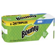 Bounty Select-A-Size Paper Towels, White, 8 Triple Rolls