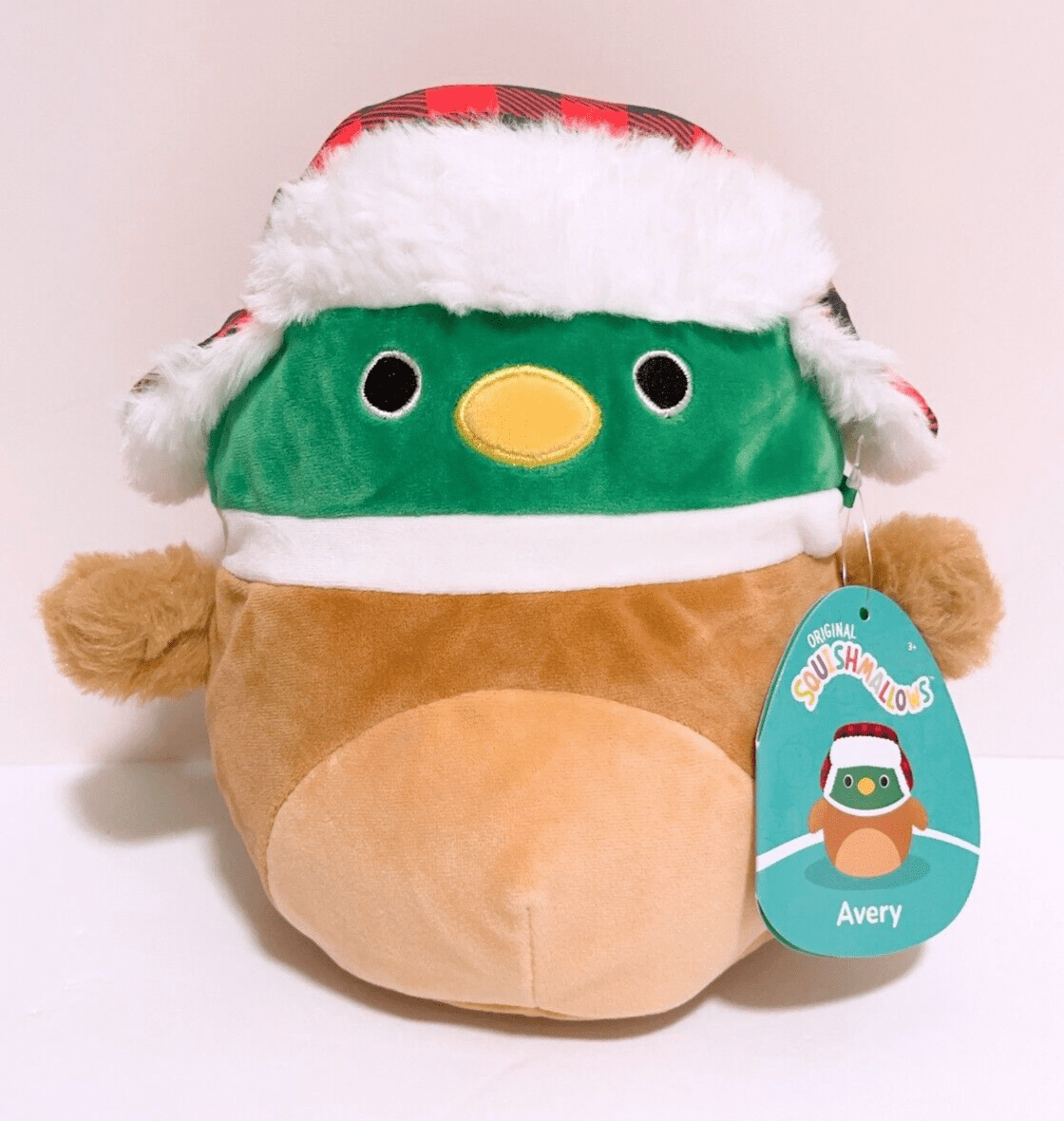 Squishmallows 2023 Fall Harvest Squad 7.5" Avery the Duck Plush Doll
