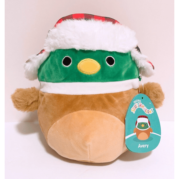 Squishmallows 2023 Fall Harvest Squad 7.5" Avery the Duck Plush Doll Toy