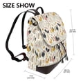 thumbnail image 2 of Easygdp Cartoon Chickens Mochila de Cuero para Mujeres, Bolso de Hombro, Bolsos de Mano de Moda para Trabajo y Viajes, 2 of 4