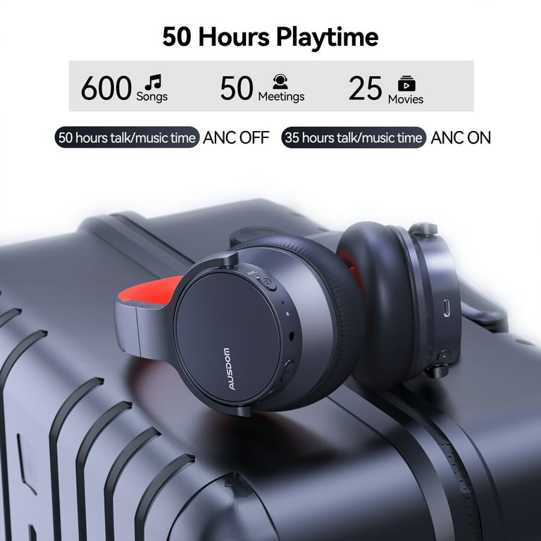 オースダム Bluetooth 4.0 ワイヤレス ANC7 ブラック レッド オースダム Bluetooth 4.0 ワイヤレス ANC7 ブラック レッド