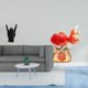 thumbnail image 2 of Escultura De Roca Con Gestos Para Decoración De Apartamentos, Dormitorios Y Restaurantes Con Estatua De Pez Feng Shui, Decoración De Escritorio, Koi De Buena Suerte Para La Entrada, La, 2 of 8